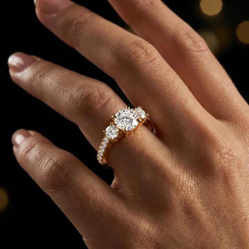Ring on hand